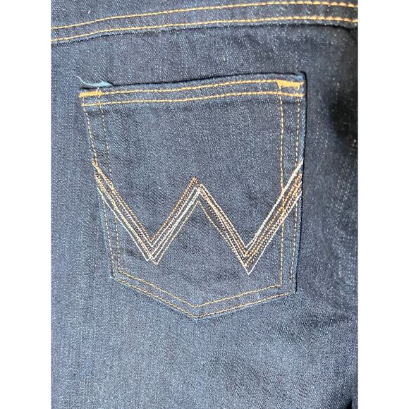 Wrangler Q-Baby NEW jeans size 14 mid-rise stretch boot cut western riding - Picture 9 of 13